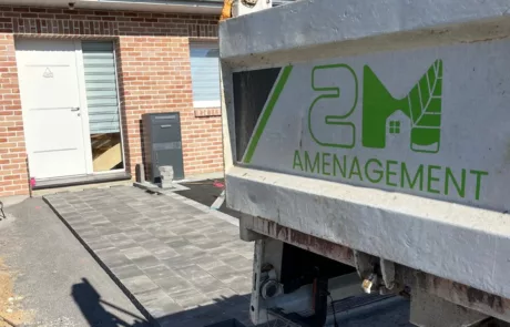 Avant création et aménagement extérieur - 2M Aménagement Paysagiste à Arras, Lens, Douai, Lille